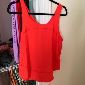 Red lululemon tank top